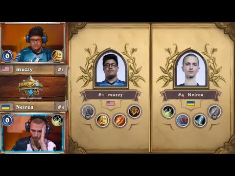 Hearthstone  HCT 2017 - Spring Championship | Muzzy vs Neirea