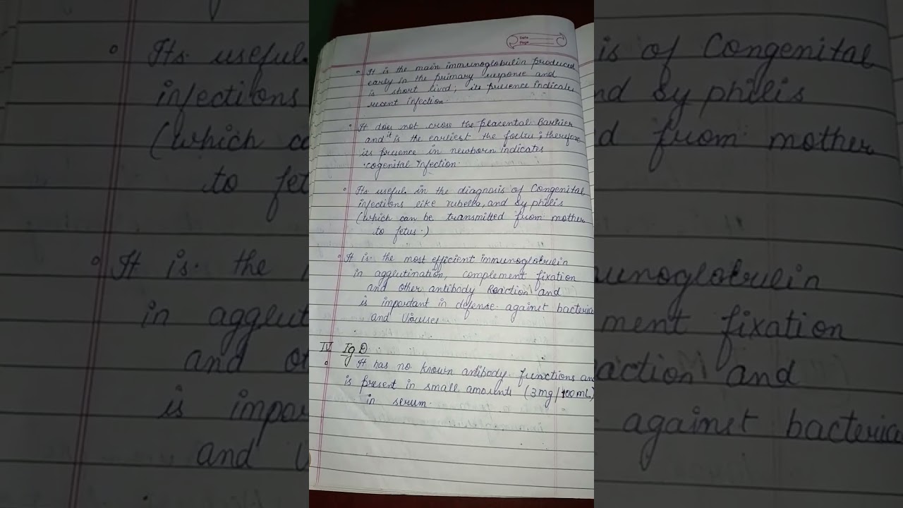 bsc nursing 1st year 2nd sem biochemistry Immunochemistry notes 📝