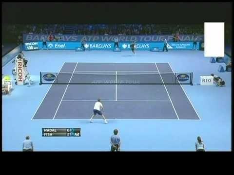 Mardy Fish Attacking Rafael Nadal
