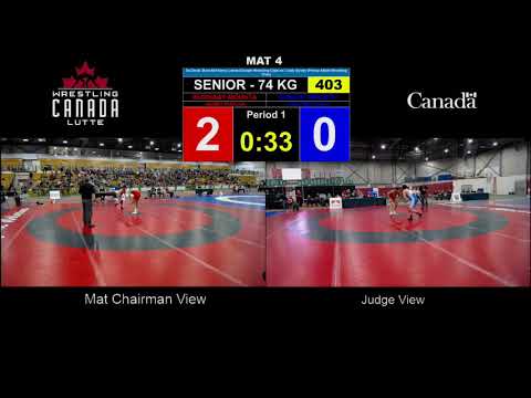403 Senior 74kg FS Round 1 Jasmit PHULKA Burnaby Mountain Wrestling Club vs Cole MICHAELIS Guelph Wr