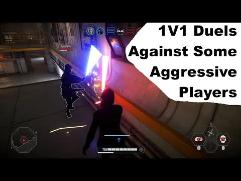 Star Wars Battlefront 2: (No Commentary) Hero Showdown 1v1 Duels Gameplay.