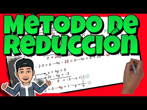 🔴 SOLVING 2x2 SYSTEMS OF LINEAR EQUATIONS | REDUCTION METHOD