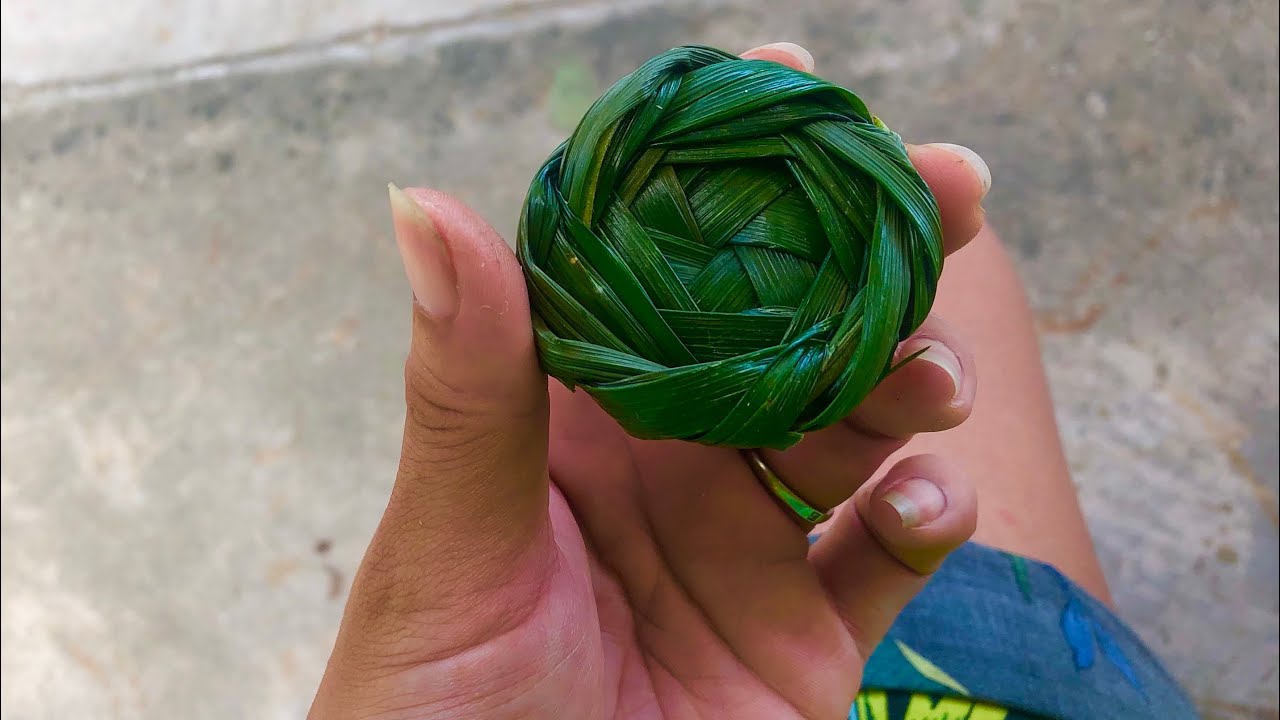 ［別居婚 na日常#6］アダンの枯葉とヤシの葉リース