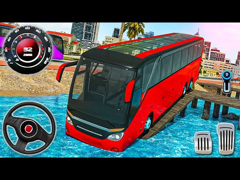 Offroad Bus Driving Simulator - Real Hill Coach Bus Simulator 3D - Android GamePlay