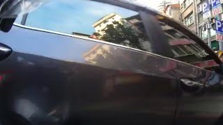 好險沒騎很快煞車也夠力，不然我看要在醫院裡躺了 #瘀青而已