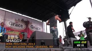 come chat wid mi:  Shaggy brings out Maxi Priest at Jerk Festival 2013
