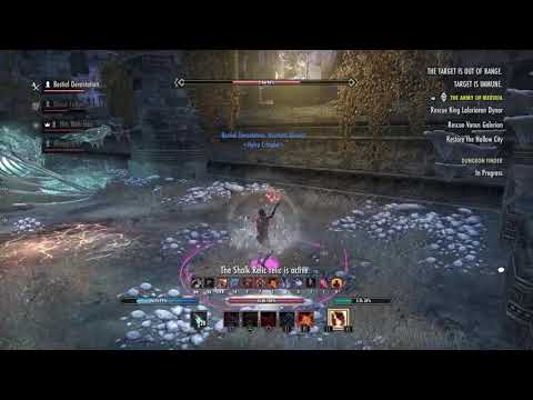 Eso - Vet Fang Lair - Hard Mode - Dps POV