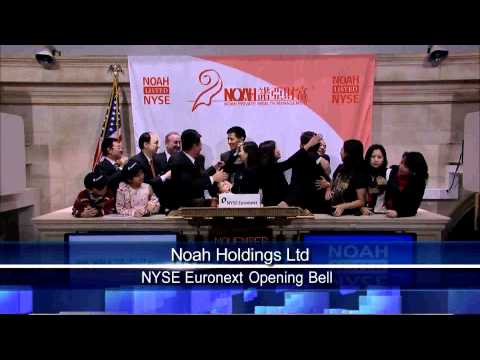 10 Nov 2010 Noah Holdings NYSE Opening Bell