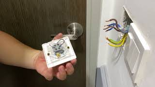 How to safely replace a water heater switch.