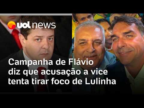 Acusação contra Gaspar é leviana e tenta tirar foco de Lulinha, diz campanha de Flávio Bolsonaro