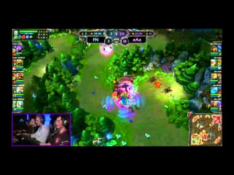 League of Legends Dreamhack Season One Final - Fnatic vs. aAa Game 1 Part 5