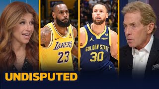 Warriors catch fire in win vs. Lakers: Curry sinks six 3s & LeBron scores 33 Pts | NBA | UNDISPUTED