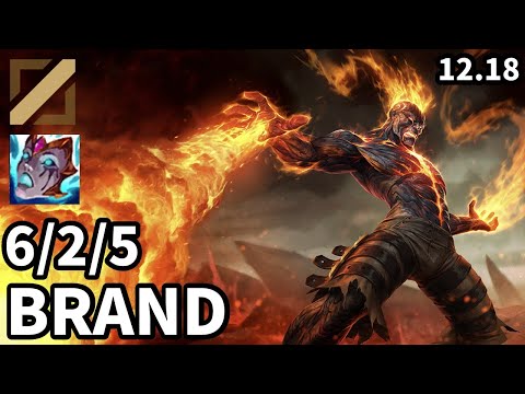 Brand Mid vs Bel'Veth - Ranked Master - Patch KR 12.18
