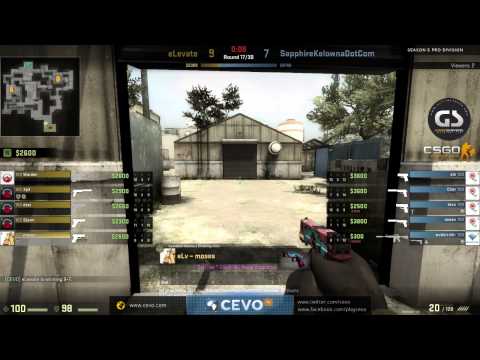 CEVO-Pro CS:GO Season 5: eLevate Gaming vs. SapphireKelownaDotCom - Week 8:1 on de_season_rc1