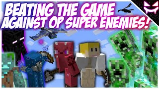 Minecraft, BUT OP MOBS MULTIPLY AND TELEPORT TO US EVERY 60 SECONDS!