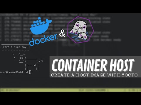 Build your Container Host Image with the Yocto Project