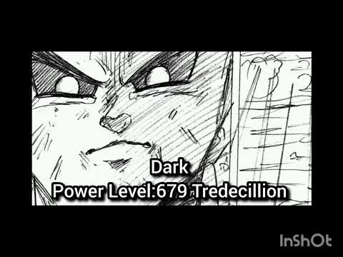 Ultra Gogeta vs Dark:5th of The 5 Strongest.Power Levels