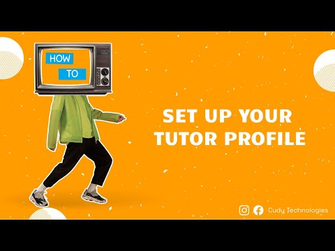 Creating Your Tutor Profile