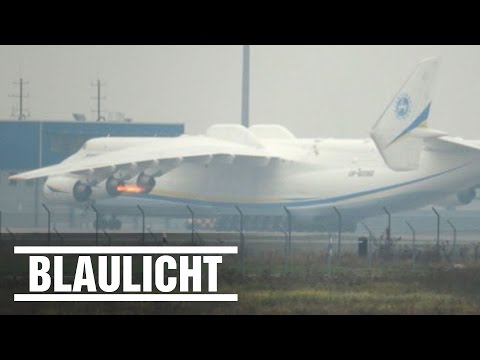 Triebwerksfeuer: Alarm am Airport Leipzig wegen Riesen-Antonov!