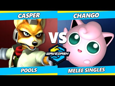 Wavedash 2023 - Casper (Fox) Vs. Chango (Jigglypuff) Smash Melee - SSBM