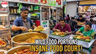 INSANE Food Court in Singapore! 🇸🇬 Tekka Centre, Little India 4K