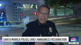 Santa Monica police chief announces resignation