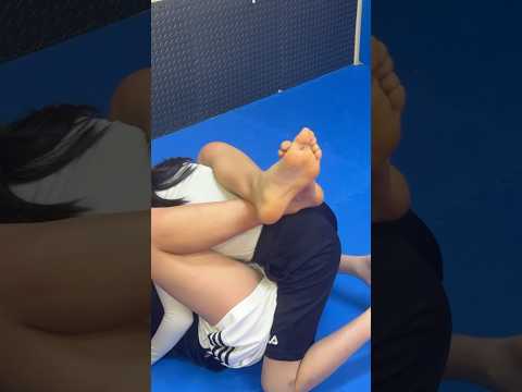 中学3年女子柔術スパーリング #武道塾 #空手 #柔術