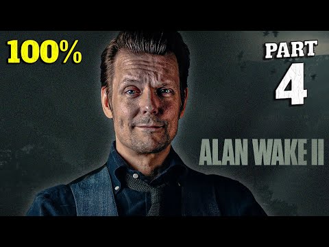Alan Wake 2 100% Walkthrough Gameplay Part 4 - All Collectibles & Achievements