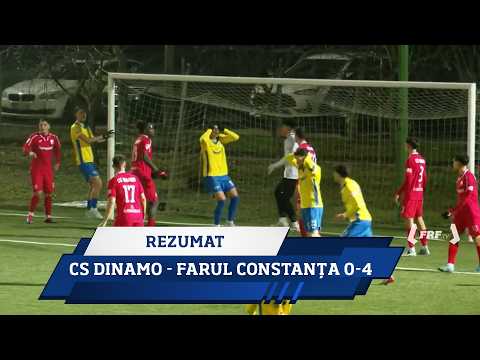 Cupa României Betano, grupe: CS Dinamo - Farul Constanța 0-4 (Rezumat, 12.02.2026)