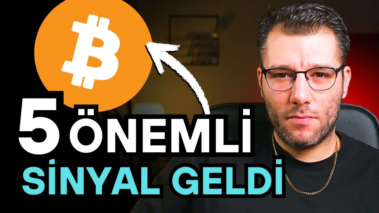 Balinalar Bitcoin TOPLUYOR, 5 Kritik Sinyal Geldi!