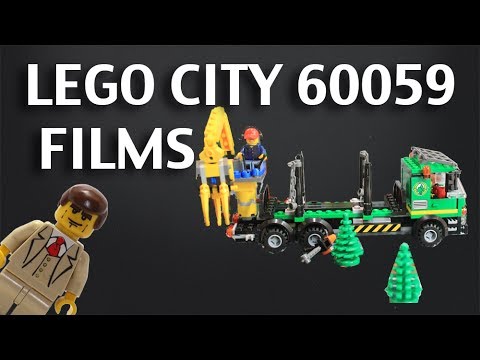 Vidéo LEGO City 60059 : Le camion forestier