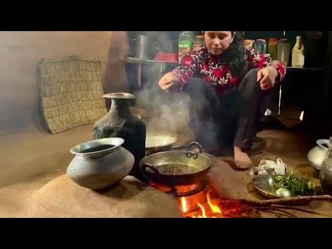 Nepali Village Kitchen P2 || Mutton Curry And Dhido Recipe In Nepali Village Style || VillageCookong