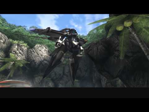 Xenosaga III HD Cutscene 024 - Dinah Takes Flight (Pedea Island Beach) - SWIMSUIT MODE