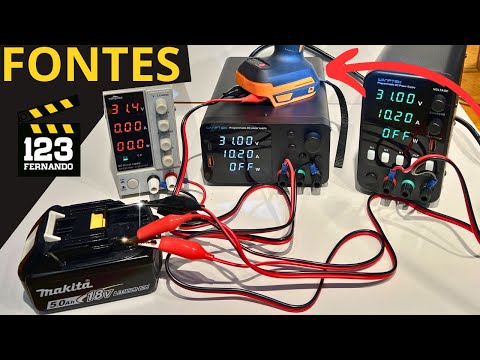 PARECEM IGUAIS, MAS NÃO SÃO. FONTES DE BANCADA 30V 10A BIVOLT DE 10mV ATÉ 31V e 10A #123fernando