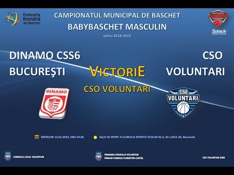 Victorie CSO Voluntari in Dinamo CSS6 Bucuresti - CSO Voluntari (babybaschet, 13.02.2019 HD Version)