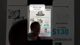 GameStop charging more for Pokemon 30th anniversary! #funny #pokémon #memes #pokemon #pokemoncards