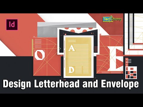 Topic 140 | How to Design Letterhead and Envelope in Adobe InDesign | Graphic Design