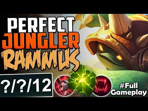PERFECT JUNGLER RAMMUS | SO POWERFUL | New Runes Rammus Jungle Build | RANKED SEASON 8 Gameplay