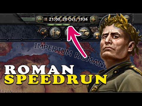 This is how you form the Roman Empire in 1936 - Hoi4 Italy Speedrun Commentary