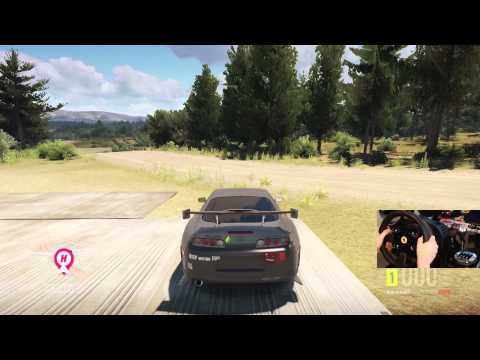 Forza Horizon 2 Storm Island Skills Challenge 98 Supra Can we Beat 306k? w/Wheel Cam | SLAPTrain