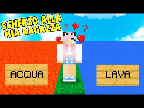 SCHERZO ALLA MIA RAGAZZA SU MINECRAFT - Scherzi su Minecraft ITA