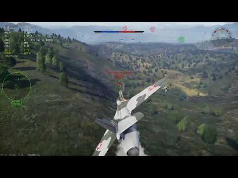 War Thunder Hunter F.58A (1971) ADEN 30mm cannons sparking/doing no damage