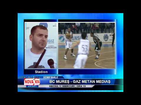 Mihai Popa despre BC Mureş vs Gaz Metan - NovaTv Mediaş