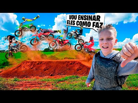 I surprised my friends in the jumping challenge.