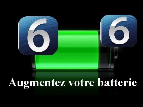 comment economiser batterie ios 6