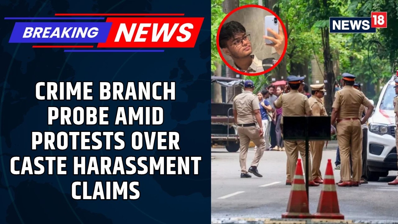 Video thumbnail for IIT Bombay Protest: Crime Branch Takes Over Sahil Wakode Case | Students Demand Justice | News18