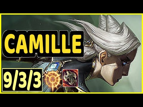 CAMILLE VS KAYLE - 9/3/3 KDA TOP GAMEPLAY MASTER I