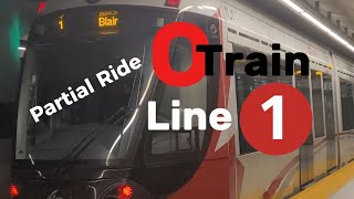 Partial Ride on Ottawa O-Train Line 1 | Bayview to Parliament