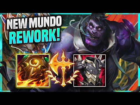 KOREAN CHALLENGER NEW MUNDO REWORK TOP GAMEPLAY! - Challenger Plays Dr Mundo TOP vs Camille! |