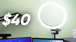 Affordable ring light for streaming & video: Tonor light review!